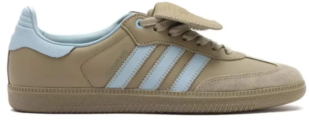 Giày Pharrell x Adidas Samba Human Race 'Orbit Green Ash Grey' ID8712