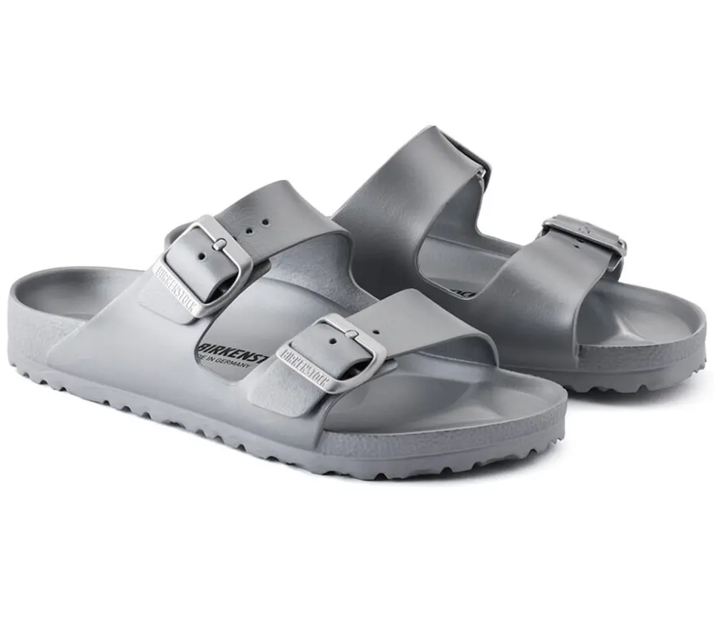 Alternative view of Dép Birkenstock Arizona Essentials EVA 'Metallic Silver' 1003490