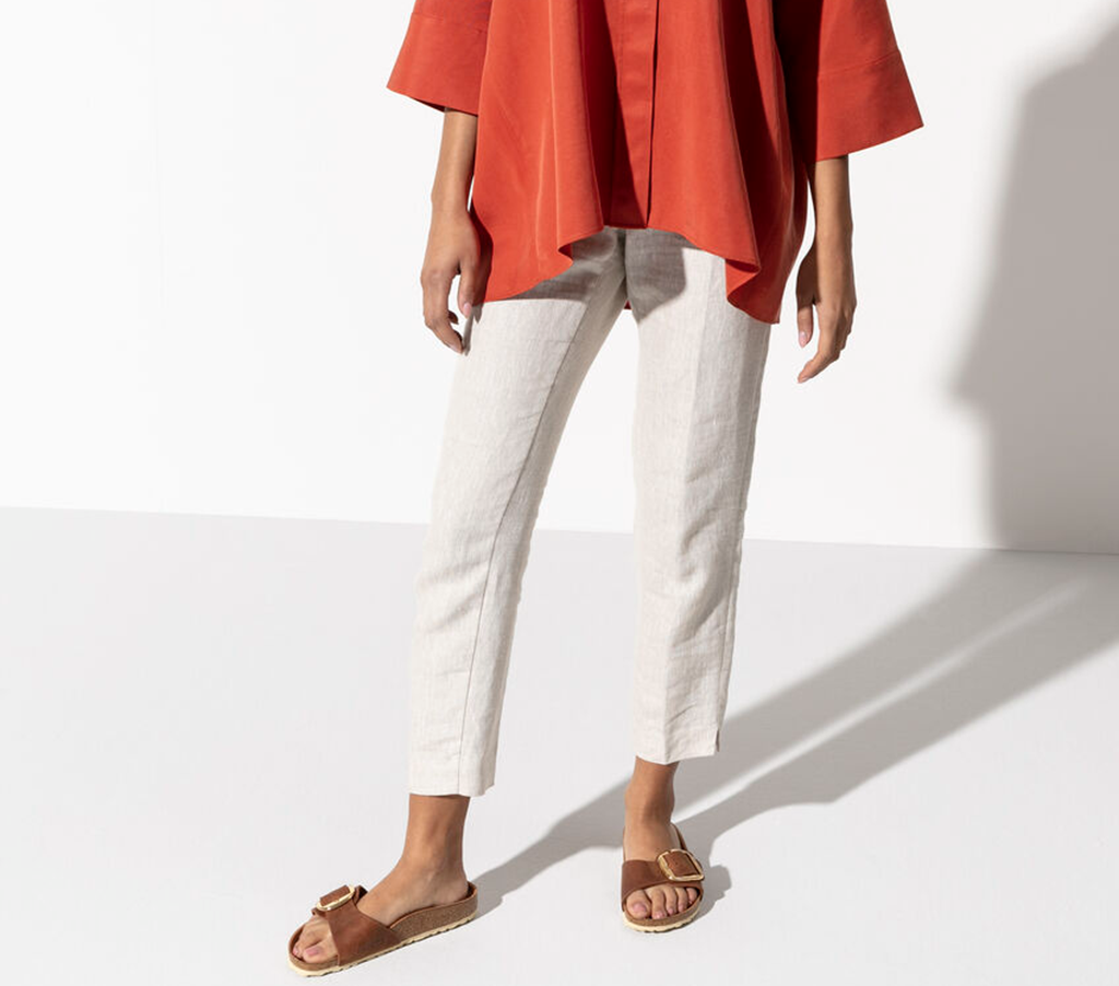 Dép Birkenstock Madrid Big Buckle Oiled Leather 'Cognac' 1006524 - Ảnh 3