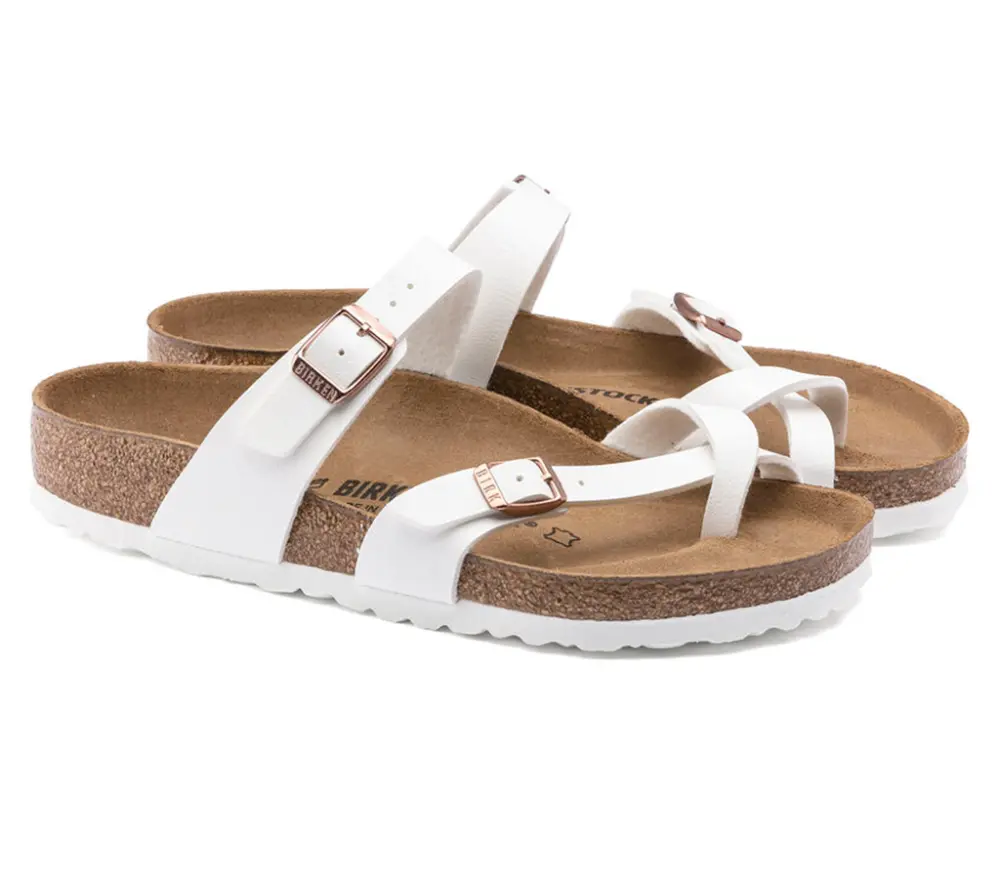 Dép Birkenstock Mayari Birko-Flor 'White' 1014190 - Ảnh 4