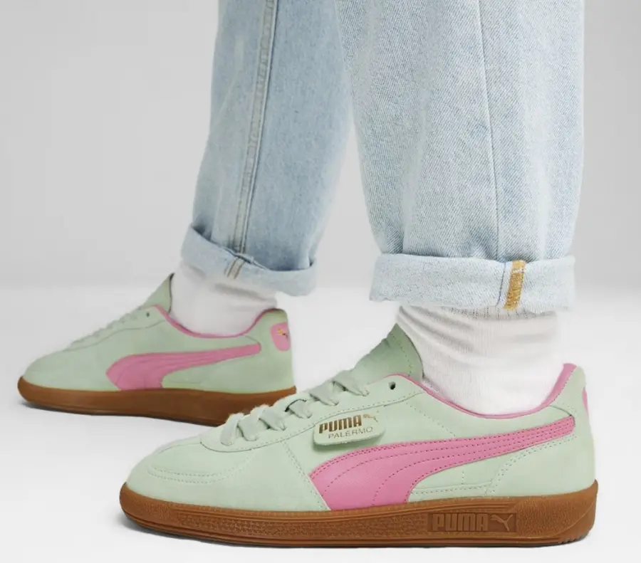 Giày Puma Palermo 'Fresh Mint Fast Pink Gum' 396463-02 - Ảnh 4