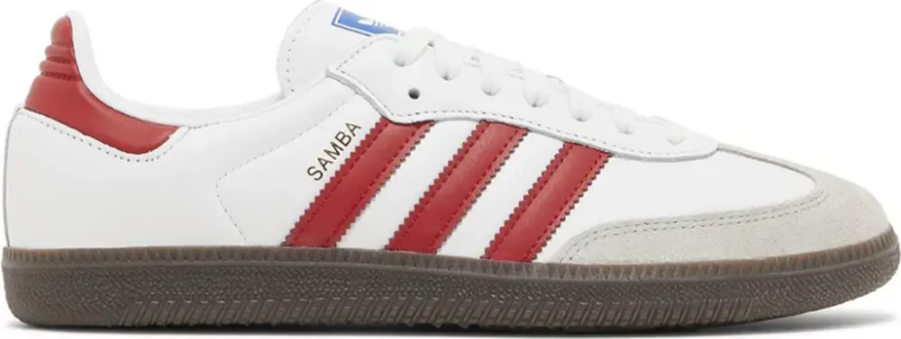Giày Adidas Samba OG ‘White Better Scarlet’ IG1025