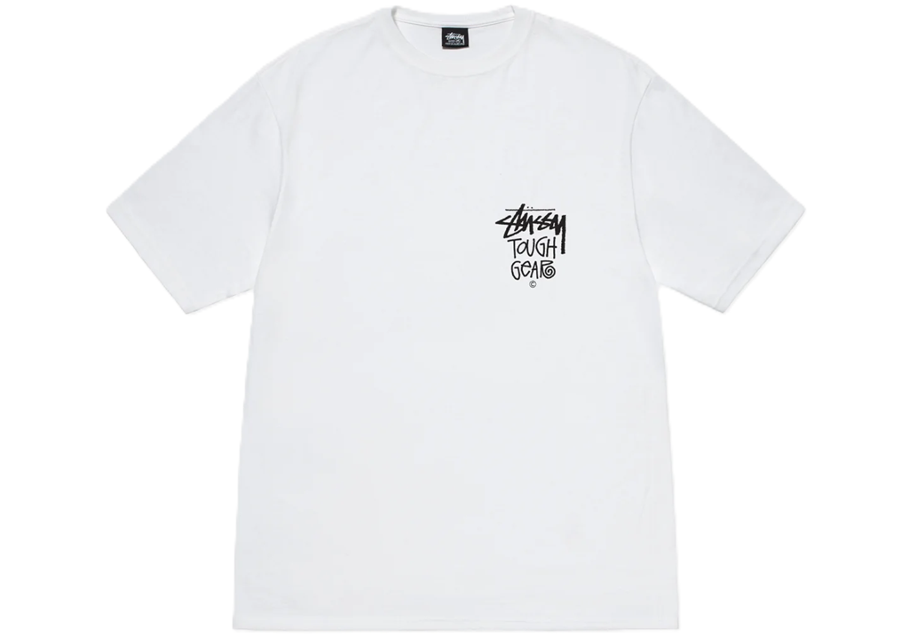 Áo Stussy Tough Gear T-Shirt 'White'