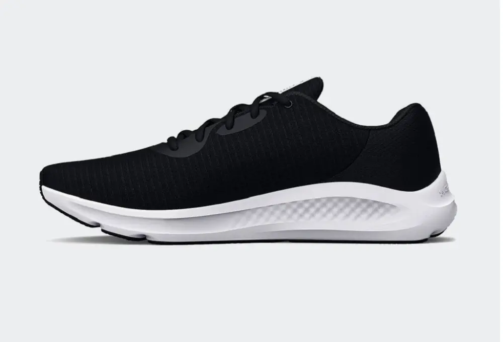 Giày Under Armour Charged Pursuit 3 Tech 'Black White' 3025424-001 - Ảnh 3