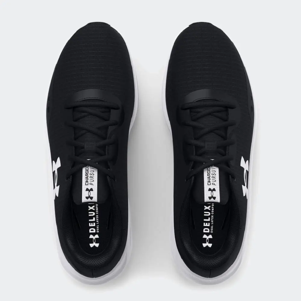 Giày Under Armour Charged Pursuit 3 Tech 'Black White' 3025424-001 - Ảnh 4