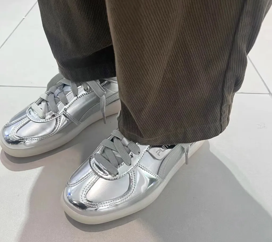 Giày Puma Palermo x Hajime Sorayama 'Silver Cool Light Grey' 398272-01 - Ảnh 4
