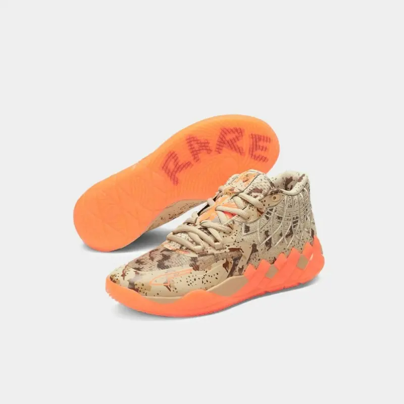 Giày Puma MB 01 Digital Pale ‘Khakiultra Orange’ 37921701 - Ảnh 4