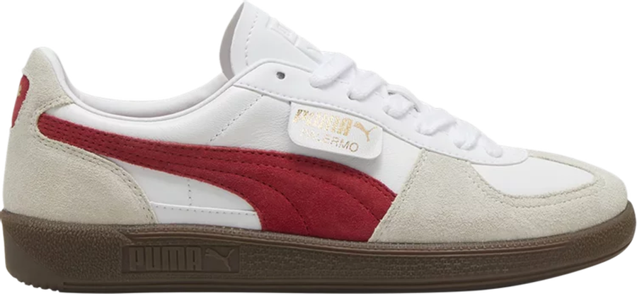 Giày Puma Palermo Leather 'White Club Red' 396464-05