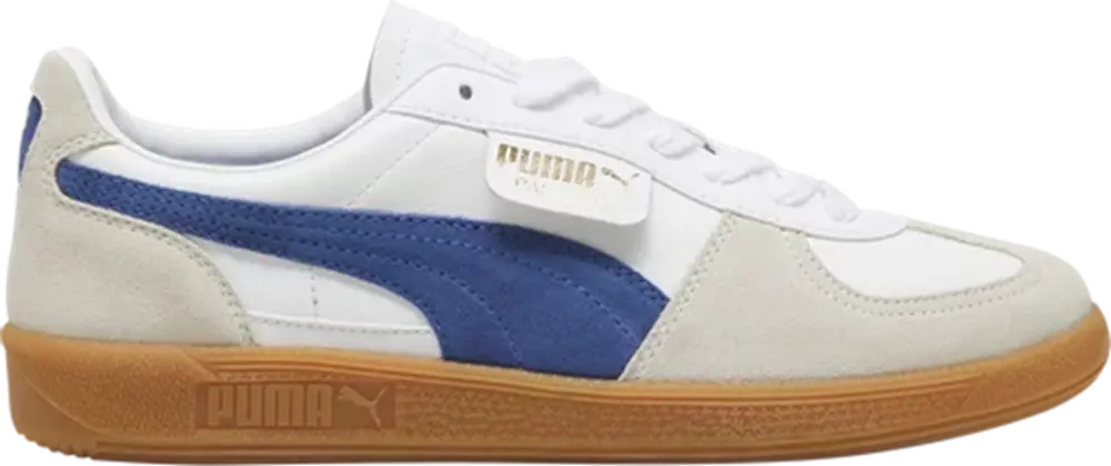 Giày Puma Palermo Leather 'White Clyde Royal Gum' 396464-06
