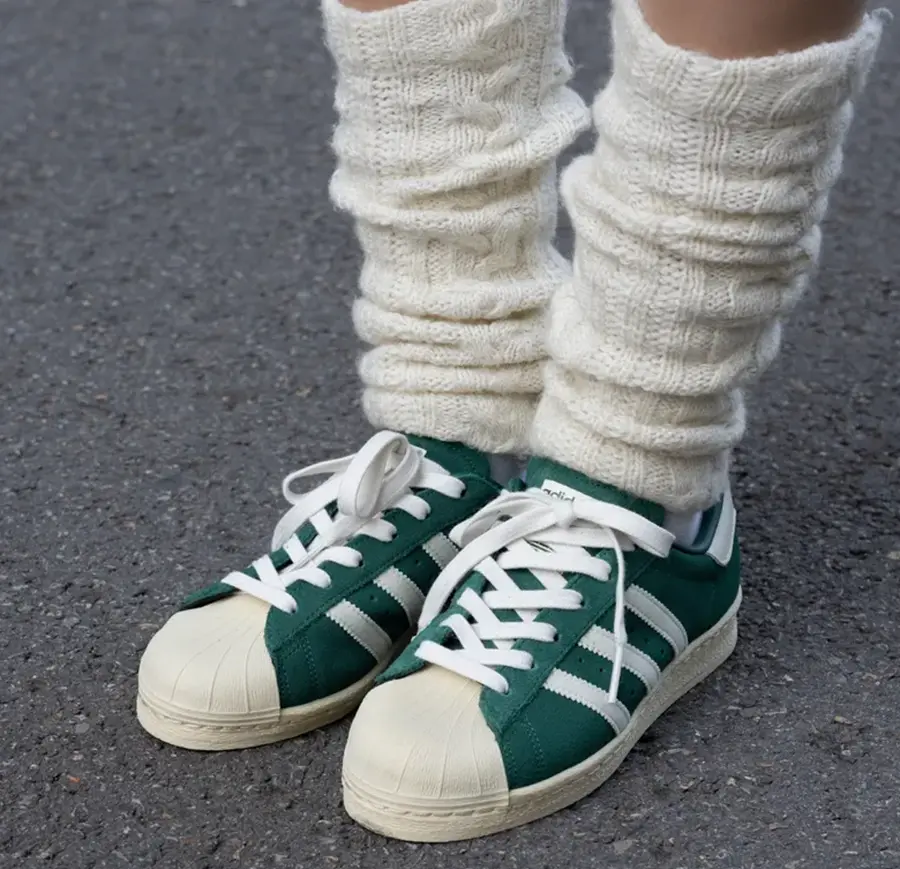 Alternative view of Giày Adidas Originals Superstar 82 'Green Beige' ID6107