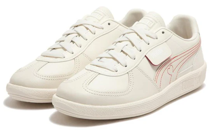 Giày Puma Palermo V-Day Shoes 'White Pink' 399693-01 - Ảnh 2