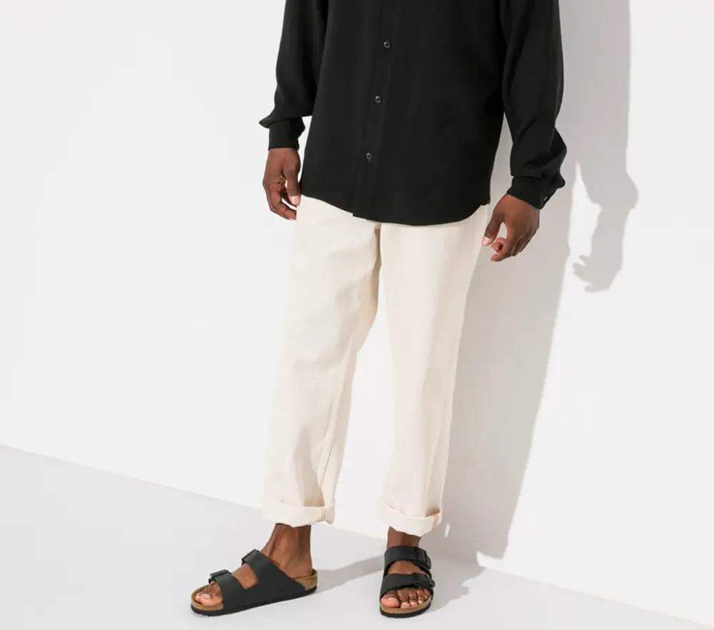 Alternative view of Dép Birkenstock Arizona Birko-Flor 'Black' 0051791