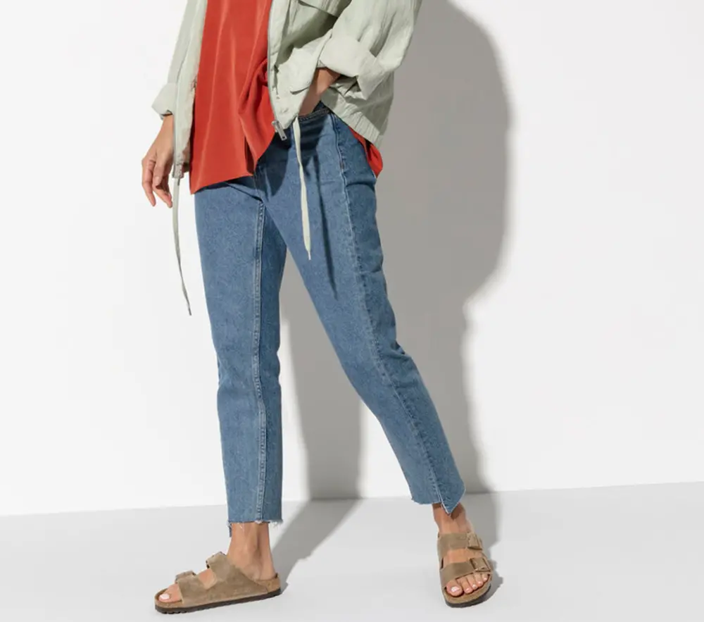 Alternative view of Dép Birkenstock Arizona Soft Footbed Oiled Leather 'Tobacco Brown' 0552811