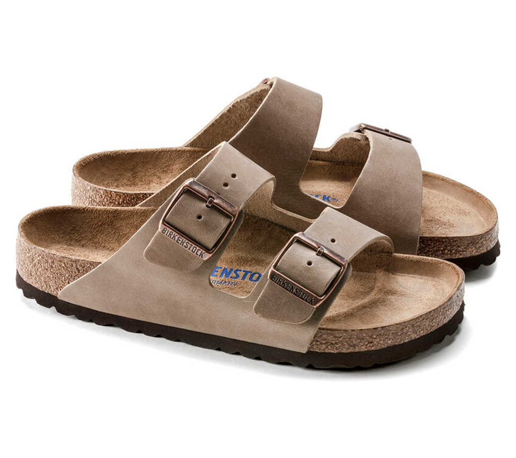 Dép Birkenstock Arizona Soft Footbed Oiled Leather 'Tobacco Brown' 0552811 - Ảnh 4