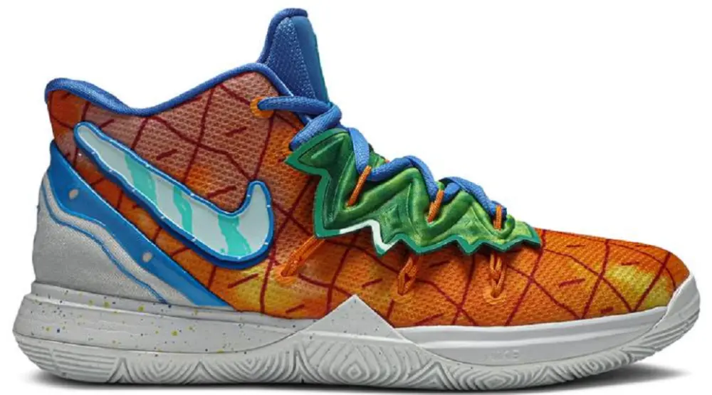 Giày Nike SquarePants x Kyrie 5 GS ‘Pineapple House’ CJ7227-800