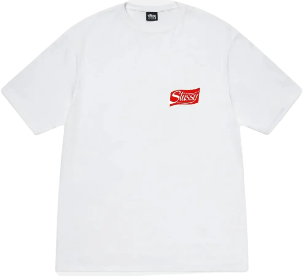 Áo Stussy Soda Can T-Shirt White