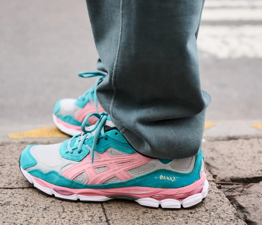 Alternative view of Giày Asics Gel-NYC Awake NY Teal 1201A850-022