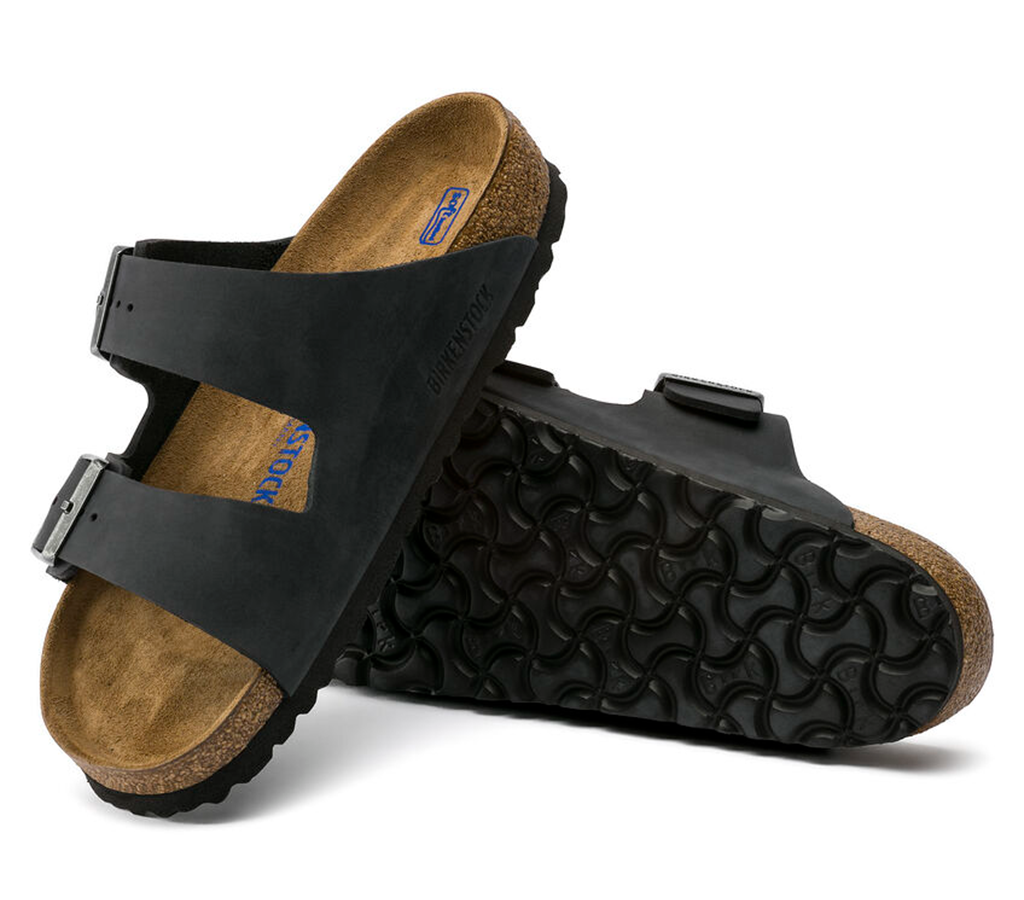 Dép Birkenstock Arizona Soft Footbed 'Black' 0752481 - Ảnh 4