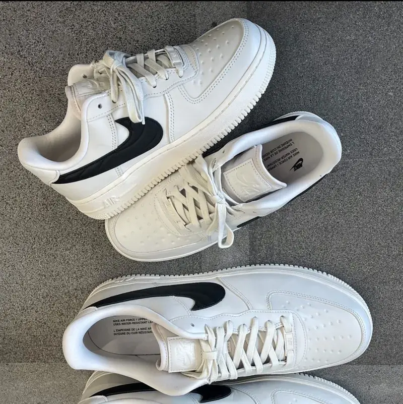 Giày Nike Air Force 1 Quilted Swoosh ‘Phantom Black’ FV1182-001 - Ảnh 10