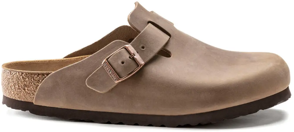 Dép Birkenstock Boston Oiled Leather 'Tobacco Brown' 0960811