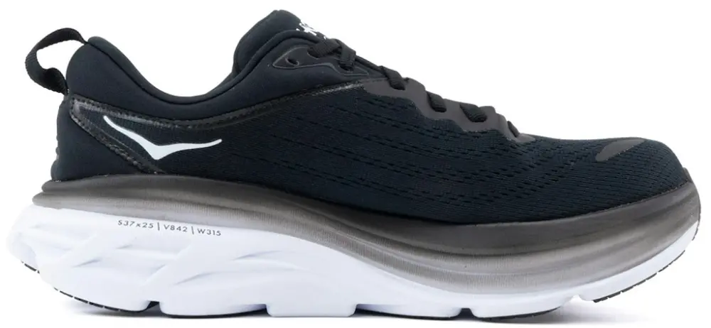 Giày Hoka One One Bondi 8 'Black White' - 1123202-BWHT