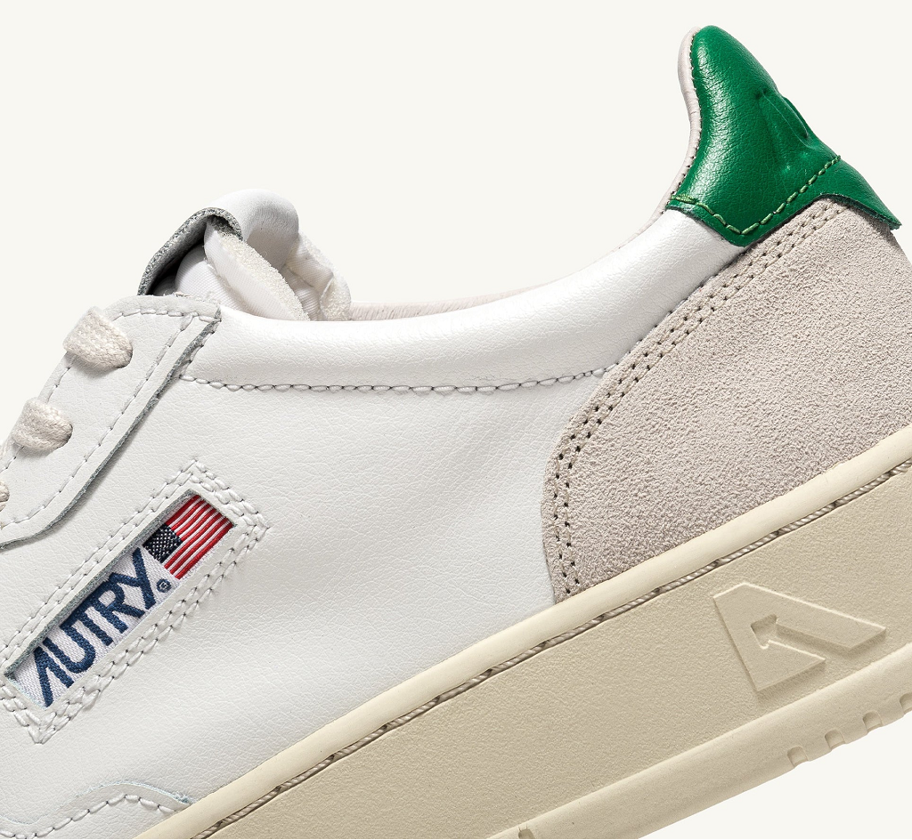 Giày Autry Medalist Low Leather ‘White Green’ AULW-LS23 - Ảnh 4