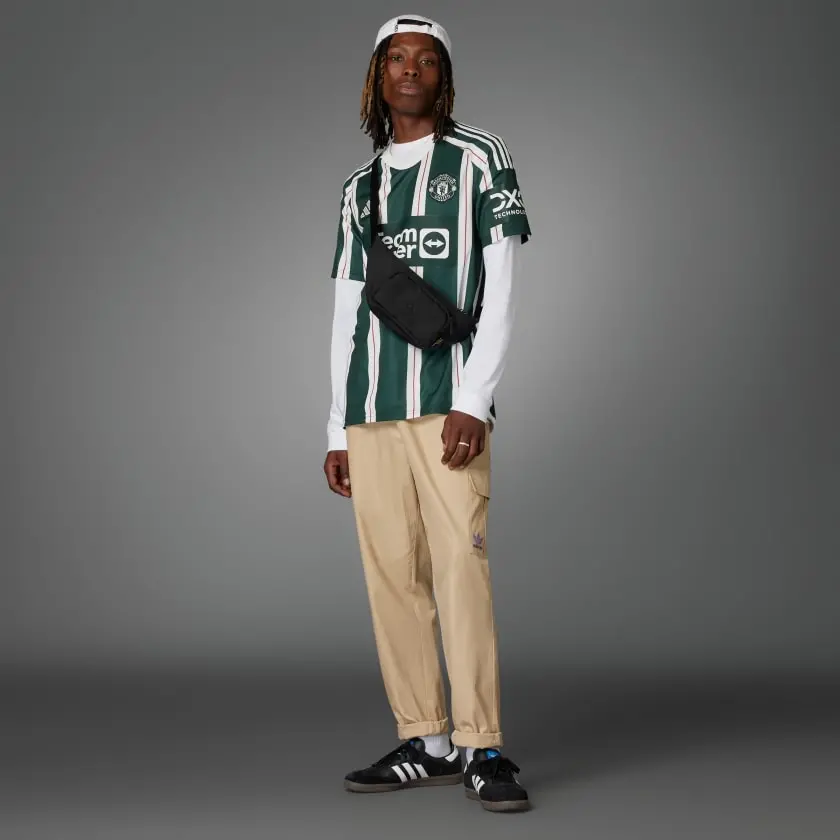 Alternative view of Áo Adidas Manchester United 23/24 Away Jersey ‘Green White’ HR3675
