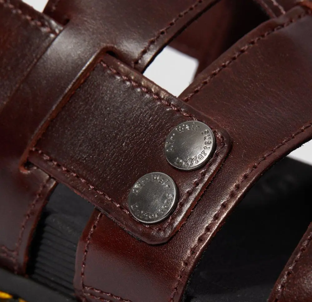 Alternative view of Dép Dr.Martens Terry Leather Strap ‘Brown’ 23521211