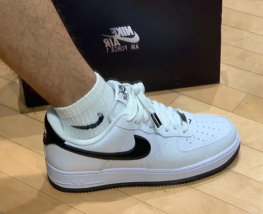Alternative view of Giày Nike Air Force 1 '07 'Black White' FQ4296-101