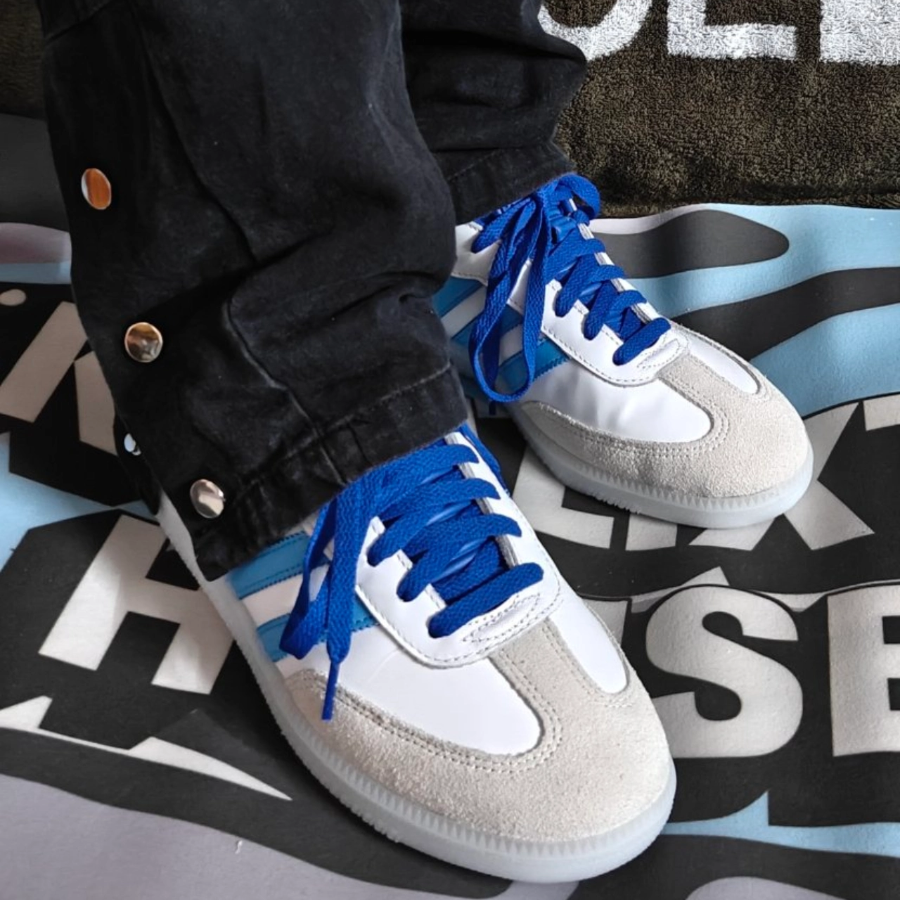 Giày Adidas Messi Samba 'Lucid Blue' ID3550 - Ảnh 6