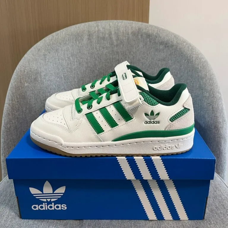 Giày Adidas Originals FORUM Low GS ‘White Green’ IF2680 - Ảnh 5
