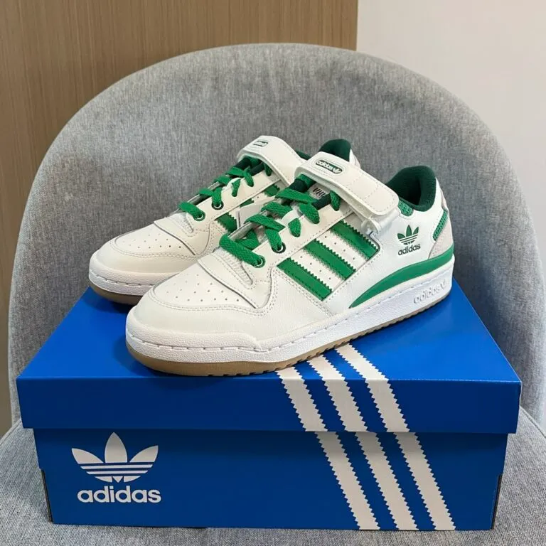 Giày Adidas Originals FORUM Low GS ‘White Green’ IF2680 - Ảnh 2