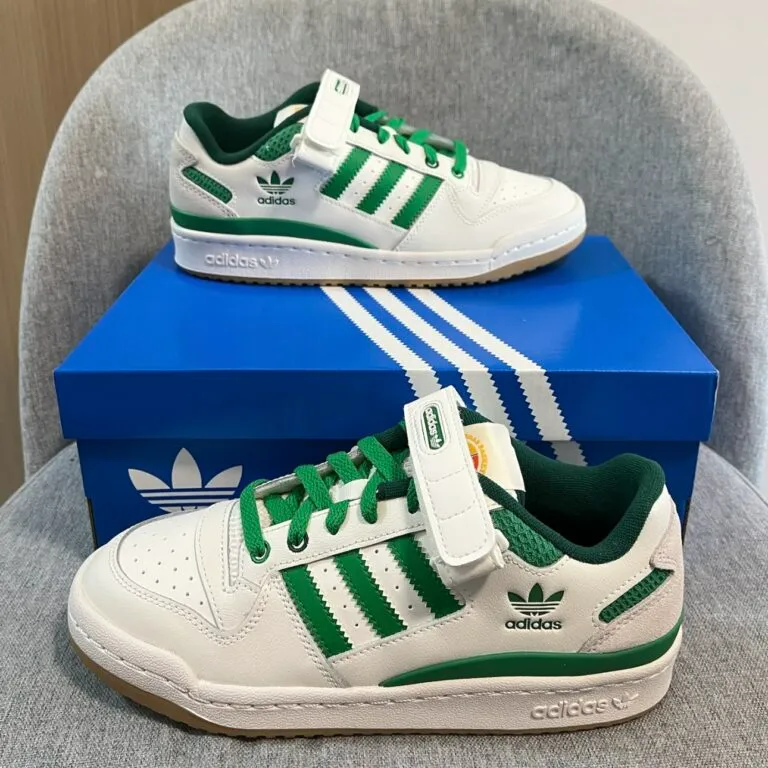 Giày Adidas Originals FORUM Low GS ‘White Green’ IF2680 - Ảnh 7