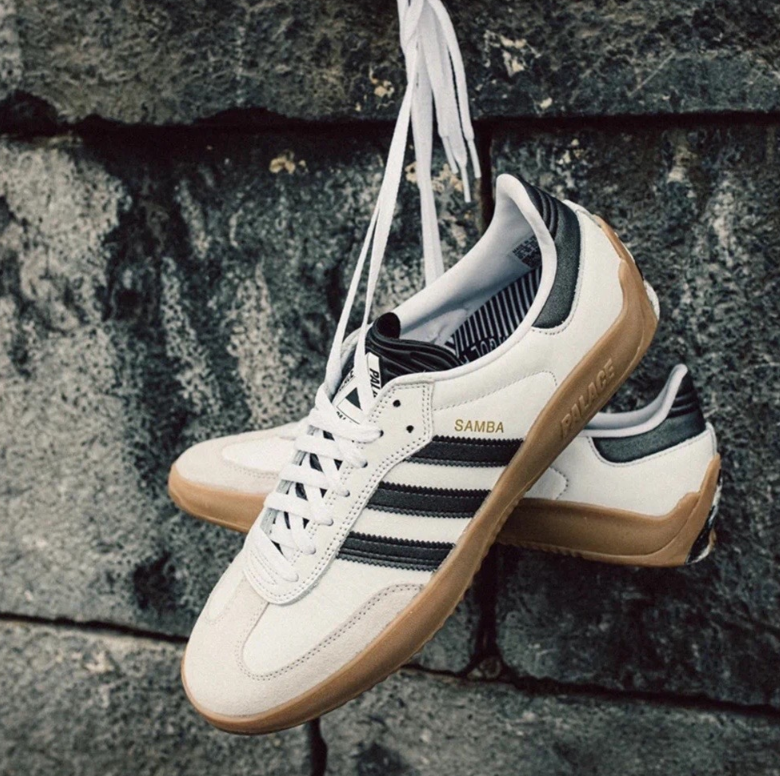 Giày Adidas Palace x Puig Samba ‘White Black’ HQ6098 - Ảnh 4