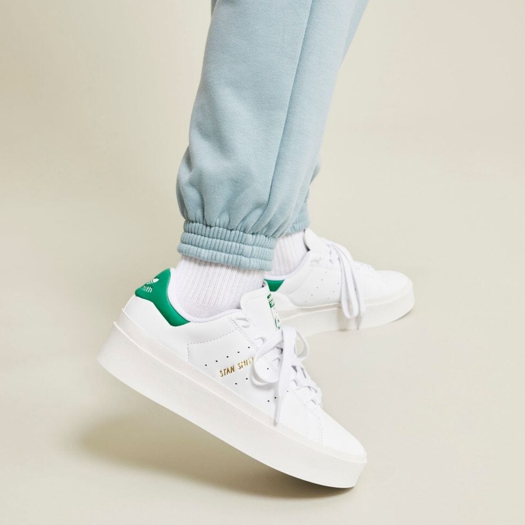 Giày Adidas Stan Smith Bonega ‘White Green’ GY9310 - Ảnh 5