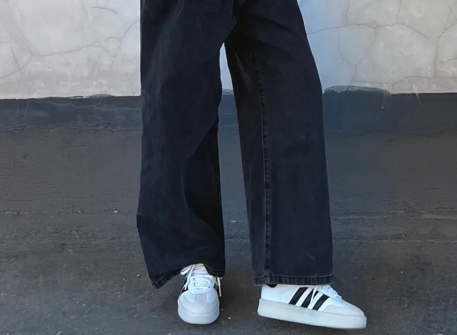 Giày Adidas Su Yiming x Samba XLG 'White Gold Black' IH8643 - Ảnh 3