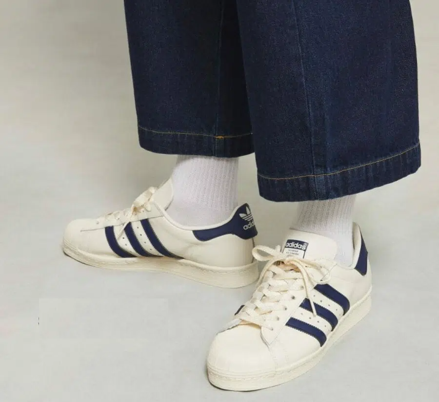 Giày Adidas Originals Superstar 82 'White Dark Blue' GZ1537 - Ảnh 3