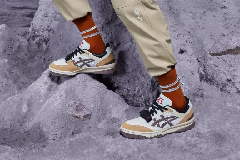 Giày Asics Gel Spotlyte V2 Low ‘White Brown’ 1203A258-104 - Ảnh 5