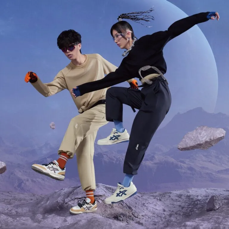 Giày Asics Gel Spotlyte V2 Low ‘White Brown’ 1203A258-104 - Ảnh 4