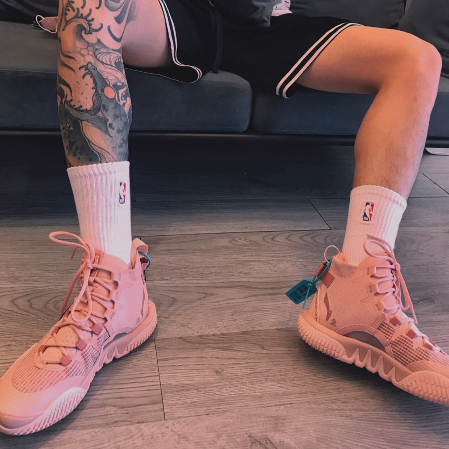 Giày Li-Ning BadFive 2 High ‘Rose Pink’ ABFR001-9 - Ảnh 3