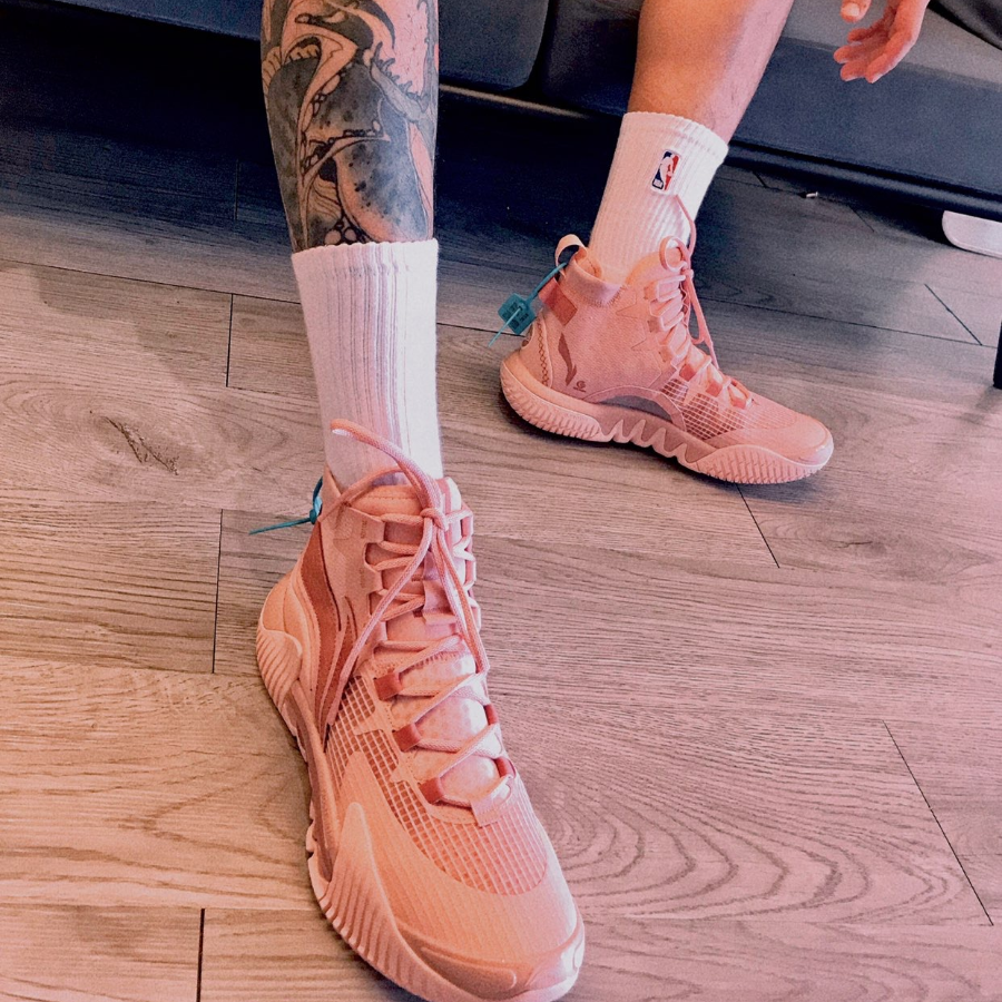 Giày Li-Ning BadFive 2 High ‘Rose Pink’ ABFR001-9 - Ảnh 2