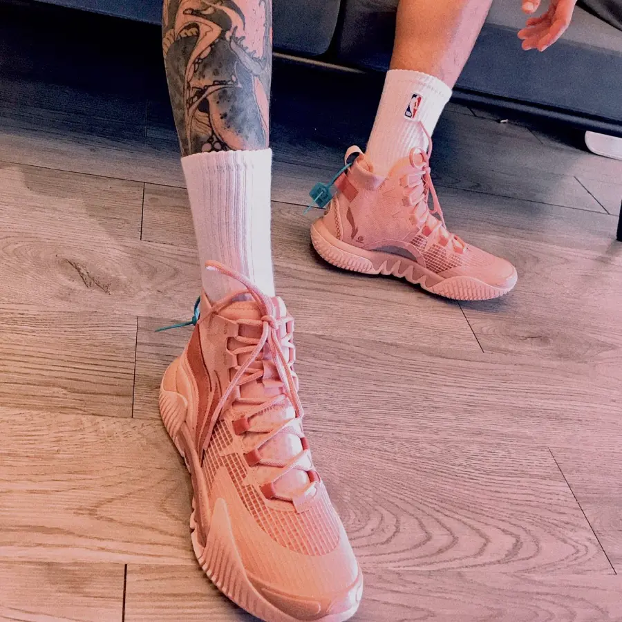 Alternative view of Giày Li-Ning BadFive 2 High ‘Rose Pink’ ABFR001-9