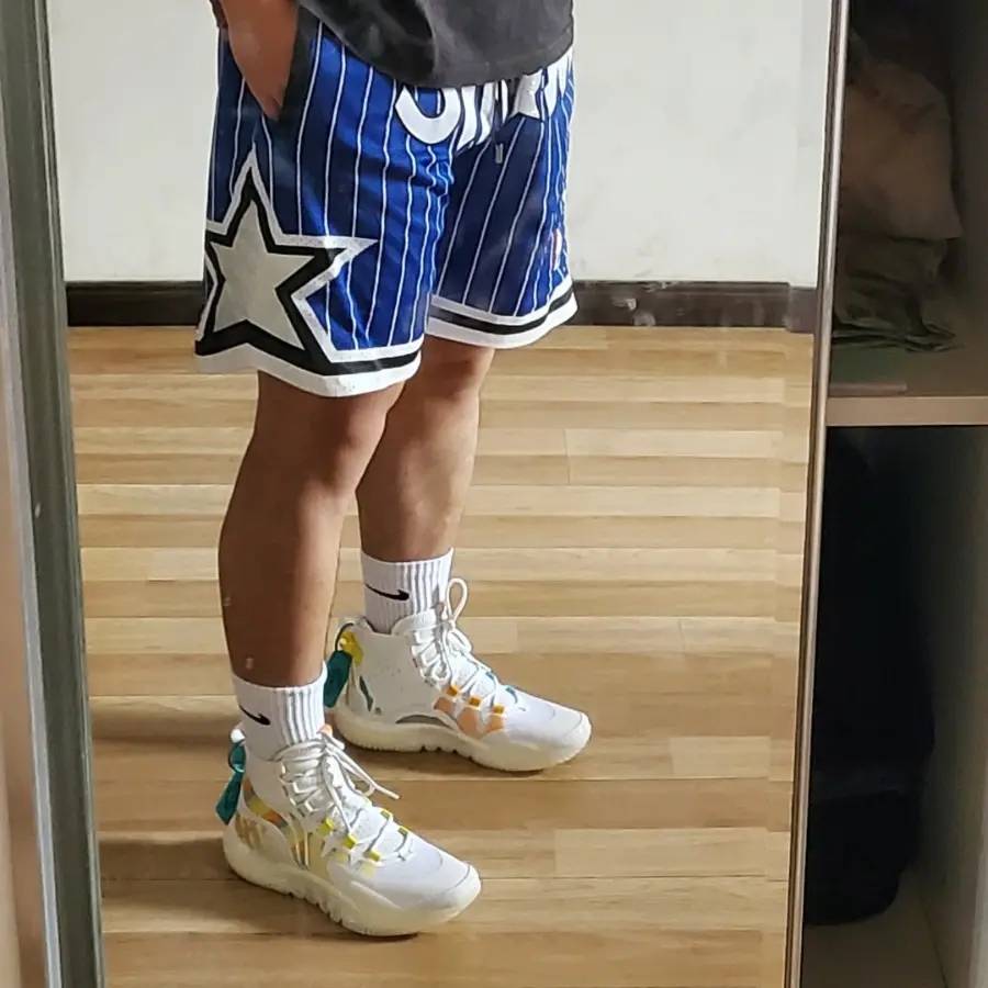 Giày Li-Ning Badfive 2 High ‘White Rainbow’ ABFR001-3 - Ảnh 4