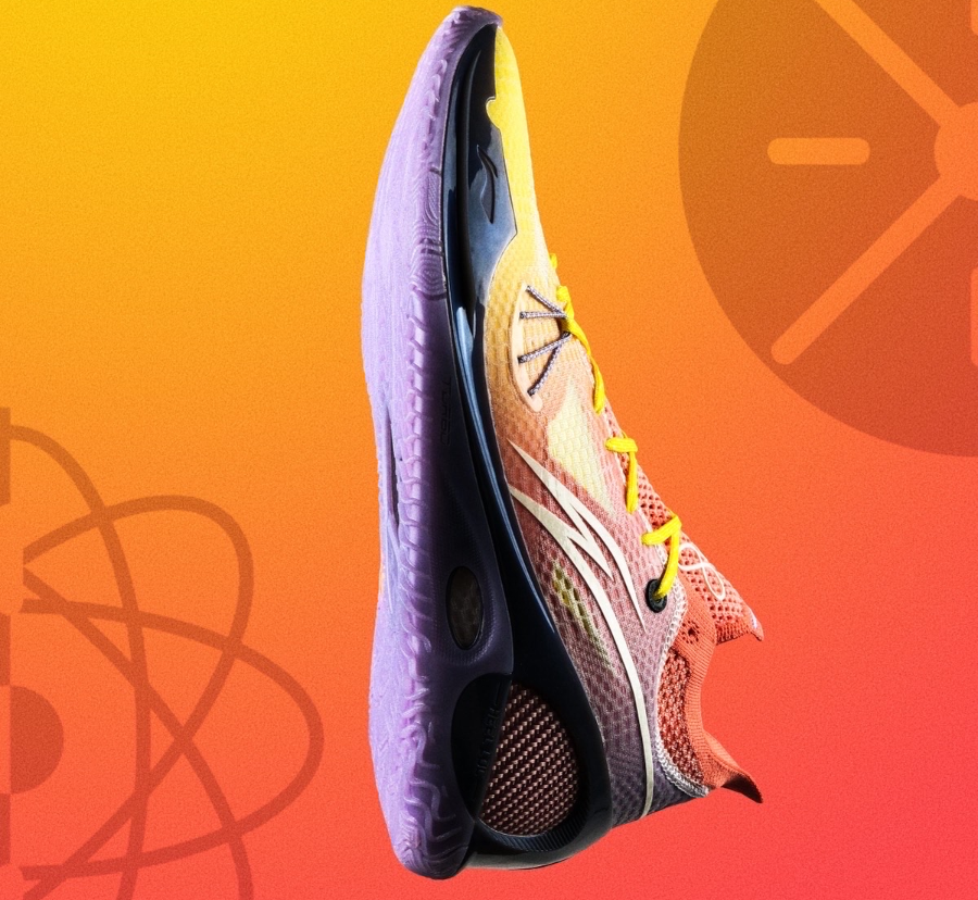 Giày LiNing Ultra V2 ‘Red Pink Rose Purple’ ABAU047-4 - Ảnh 4