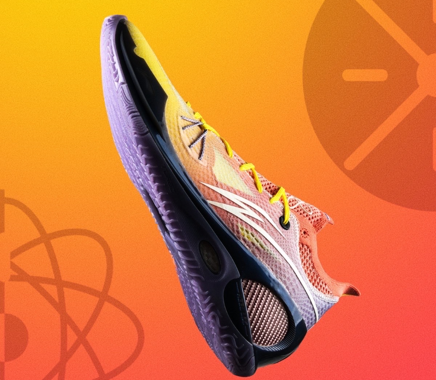 Giày LiNing Ultra V2 ‘Red Pink Rose Purple’ ABAU047-4 - Ảnh 3