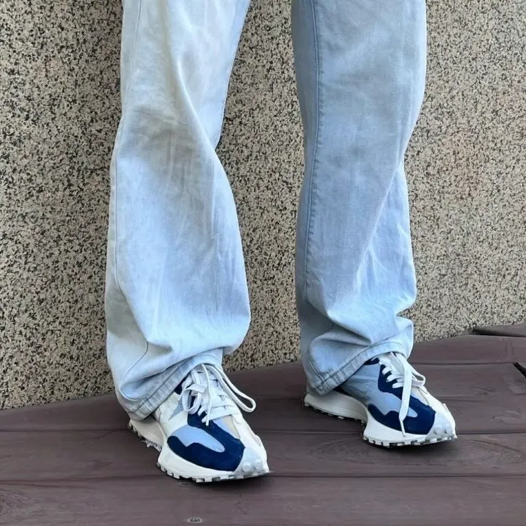 Giày New Balance 327 ‘Split Cream Blue’ U327GN - Ảnh 2