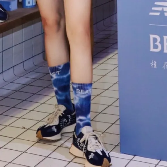 Giày New Balance BEAST x 327 ‘Tie-Dye – Ink Blue’ WS327BEA - Ảnh 3