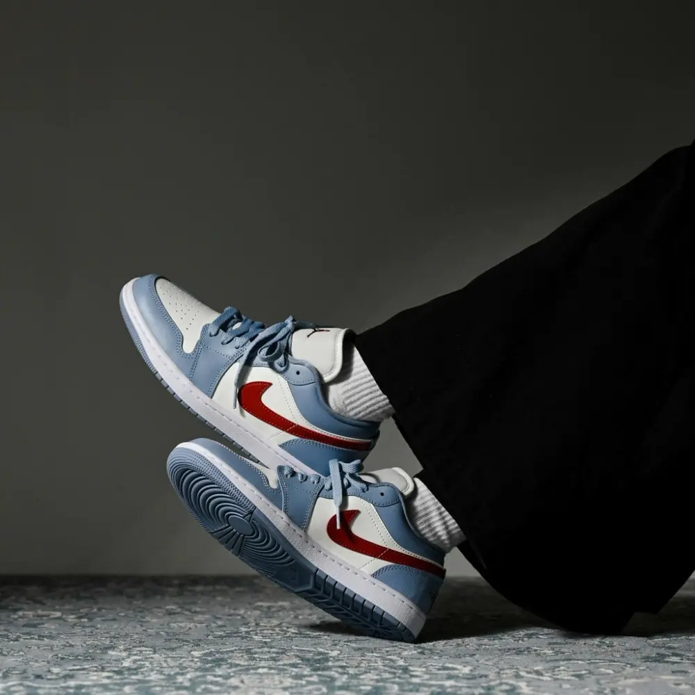 Giày Nike Air Jordan 1 Low ‘Blue Whisper’ DC0774-164 - Ảnh 8