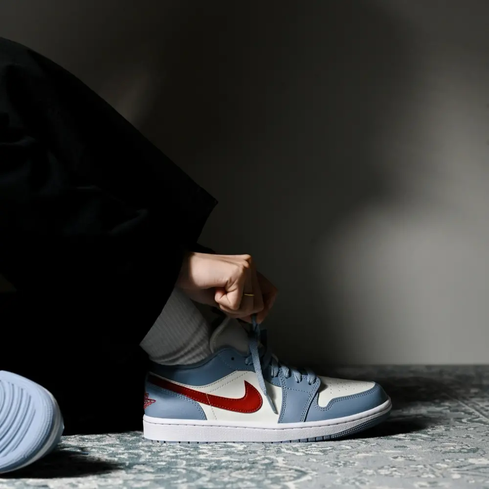Giày Nike Air Jordan 1 Low ‘Blue Whisper’ DC0774-164 - Ảnh 7