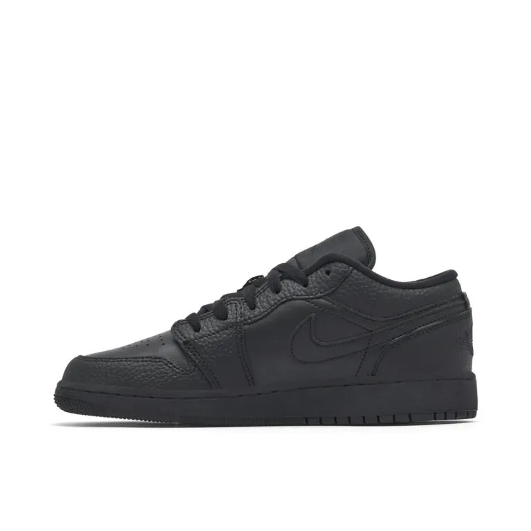 Giày Nike Air Jordan 1 Low ‘Triple Black’ 553560-091 - Ảnh 5